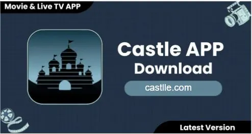 Castle app home screen with castle-themed interface.